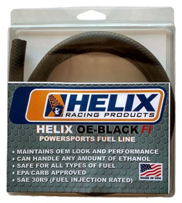 HELIX Racing 516-8313 5/16 inch x 10 ft Black OE Fuel Injection Hose