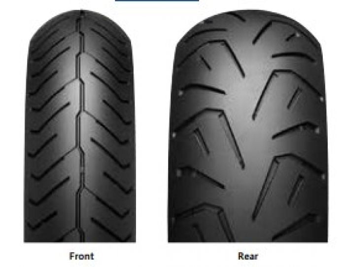 Bridgestone Exdera G852 Radial G 200/50ZR17M/C (75W) Tire for Motorcycles
