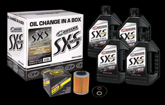 MAXIMA 5W-40 Full Synthetic Oil Change Kit for Can-Am Maverick X3 - Part No. 90-469013-CA