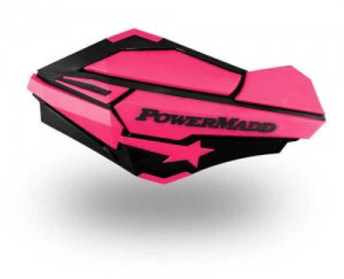 PowerMadd Sentinel Handguards in Black and Pink, Part Number 34420