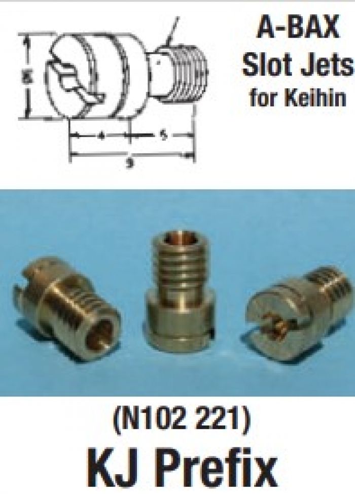 EBC KEIHIN Slot Jets Part Number KJ75-4 - Pack of Four