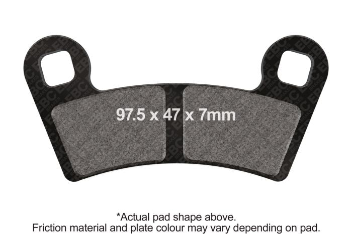 EBC Brake Pad Set FA456R for Reliable Performance and Safety