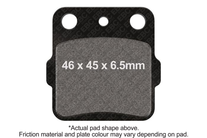 EBC Carbon Graphite Brake Pads FA84/3R for Optimal Stopping Power