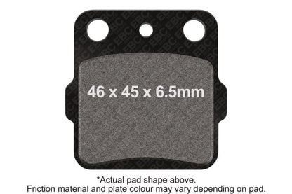 EBC Carbon Graphite Brake Pads FA84/3R for Optimal Stopping Power