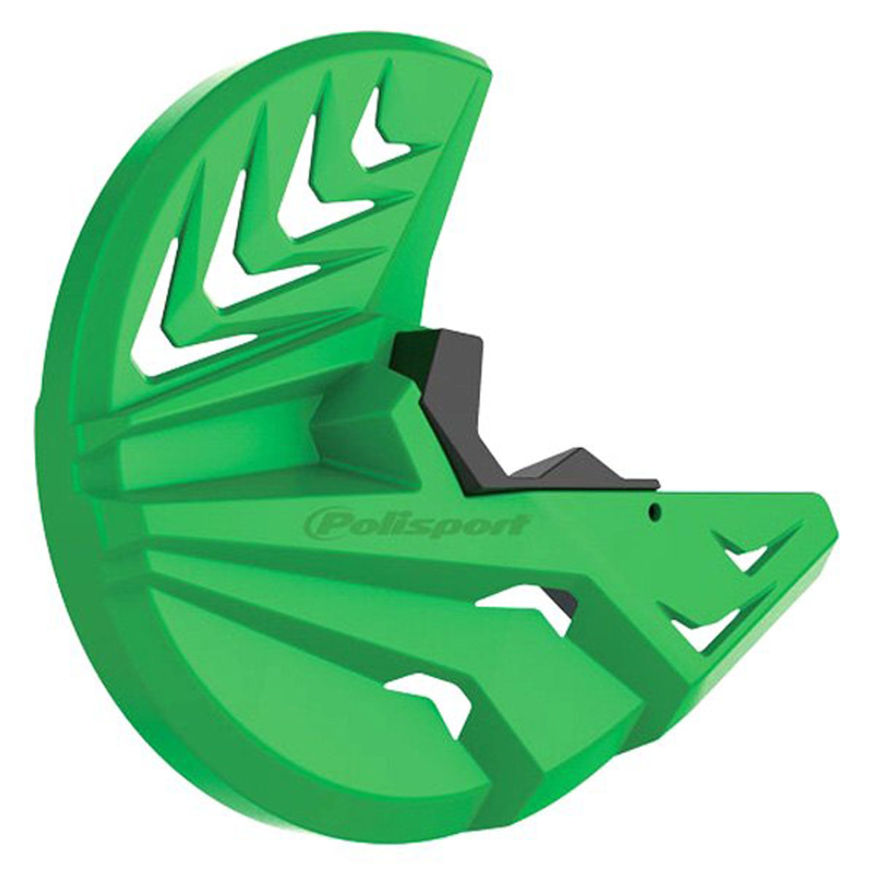 Polisport Disk & Bottom Fork Protector Set in Green and Black - Part #8151100003