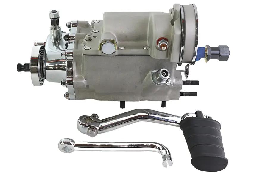 Motorshop Replica 4-Speed Big Twin Transmission Assembly for Harley Davidson FL Models by Motorshop