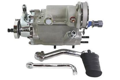Motorshop Replica 4-Speed Big Twin Transmission Assembly for Harley Davidson FL Models by Motorshop