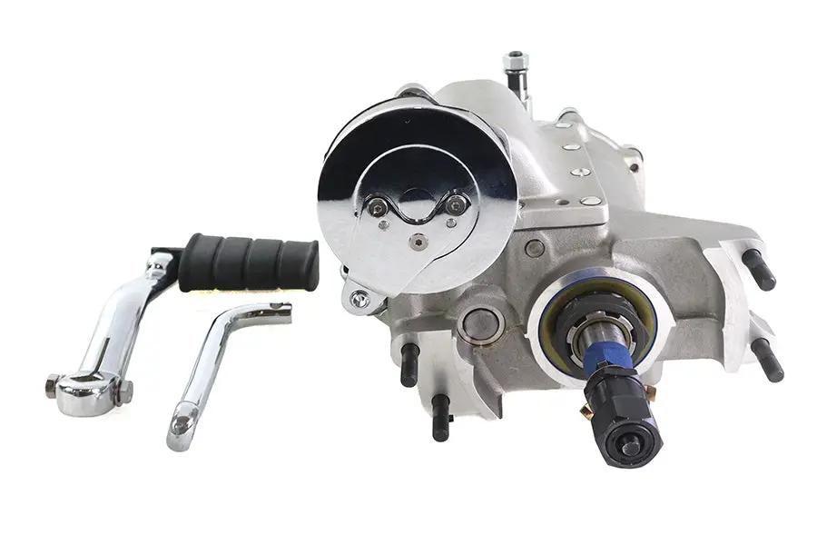 Motorshop Replica 4-Speed Big Twin Transmission Assembly for Harley Davidson FL Models by Motorshop