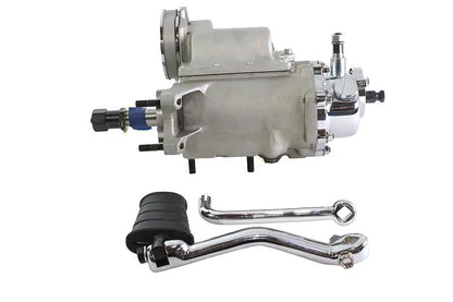 Motorshop Replica 4-Speed Big Twin Transmission Assembly for Harley Davidson FL Models by Motorshop