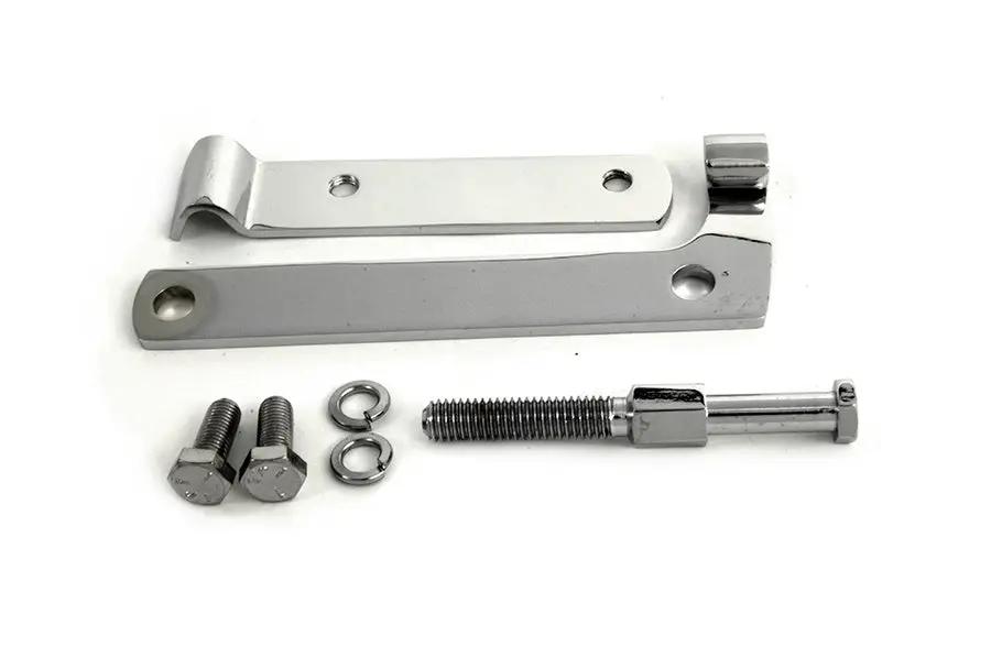 Motorshop Transmission Mount Adjuster Kit Chrome for Harley Davidson EL and UL 1936-1941 by Motorshop