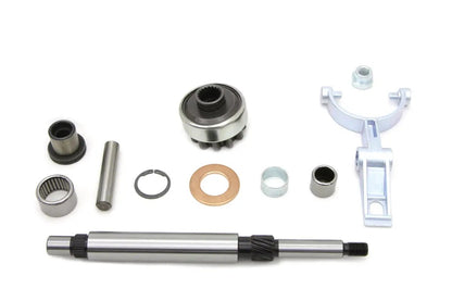 Motorshop Starter Shaft Assembly Kit with Starter Drive for Harley Davidson FXR and FLT Models by Motorshop