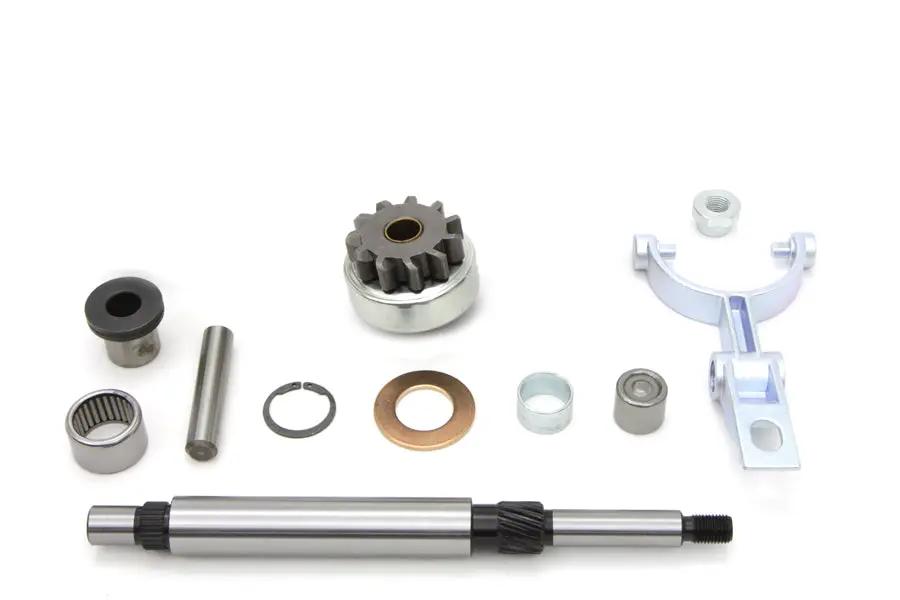Motorshop Starter Shaft Assembly Kit with Starter Drive for Harley Davidson FXR and FLT Models by Motorshop