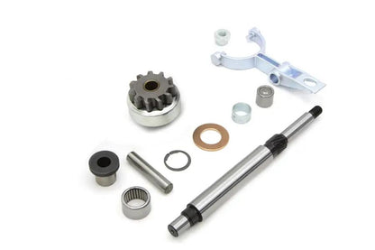 Motorshop Starter Shaft Assembly Kit with Starter Drive for Harley Davidson FXR and FLT Models by Motorshop