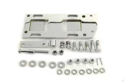 Motorshop Transmission Mounting Plate Kit Chrome for Harley Davidson EL & UL (1936-1941) by Motorshop