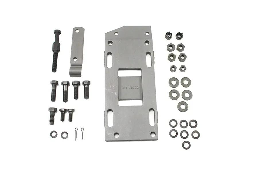 Motorshop Transmission Mounting Plate Kit Parkerized for Harley Davidson EL & UL 1936-1941 by Motorshop