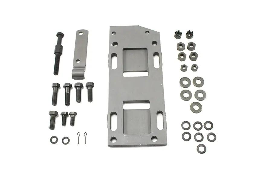 Motorshop Transmission Mounting Plate Kit Parkerized for Harley Davidson EL & UL 1936-1941 by Motorshop