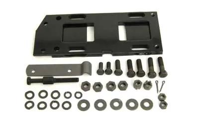 Motorshop Transmission Mounting Plate Kit Black for Harley Davidson FL (1958-1964) by Motorshop