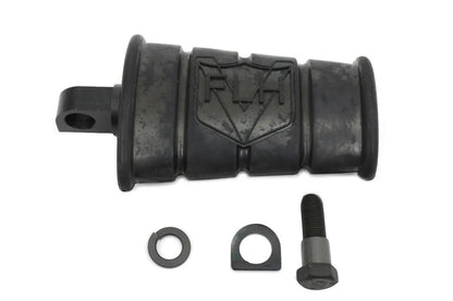 Motorshop FLH 1/4 inch Kick Starter Pedal Assembly Black with Logo and Hardware by Motorshop