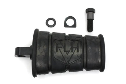 Motorshop FLH 1/4 inch Kick Starter Pedal Assembly Black with Logo and Hardware by Motorshop