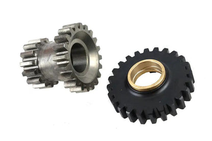 Motorshop 1st, 2nd, and 3rd Mainshaft Gear Cluster Set for Harley Davidson FLH (1936-1945) by Motorshop