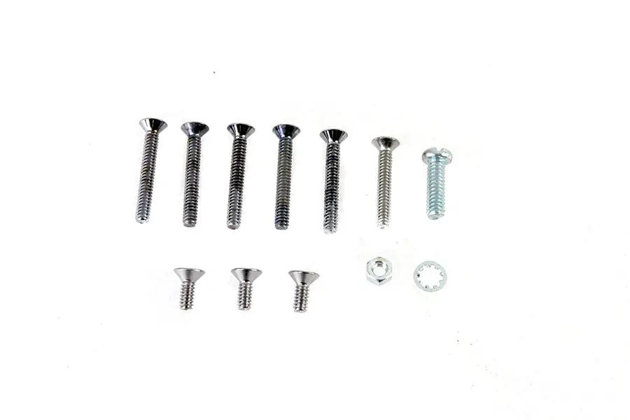 V-Twin Part 78815 Ratchet Top Shift Drum Screw Kit for Harley Davidson FL (1952-1961) by V-Twin