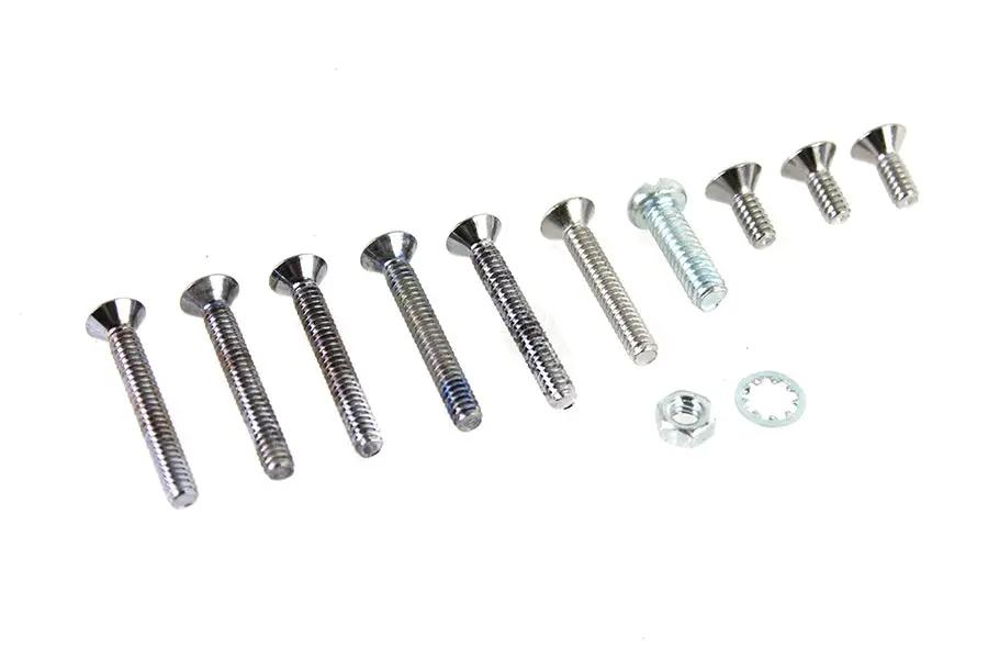 V-Twin Part 78815 Ratchet Top Shift Drum Screw Kit for Harley Davidson FL (1952-1961) by V-Twin