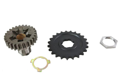 V-Twin Main Drive Gear Kit for Harley Davidson EL Models - Includes 88 Loose Roller Bearings by V-Twin