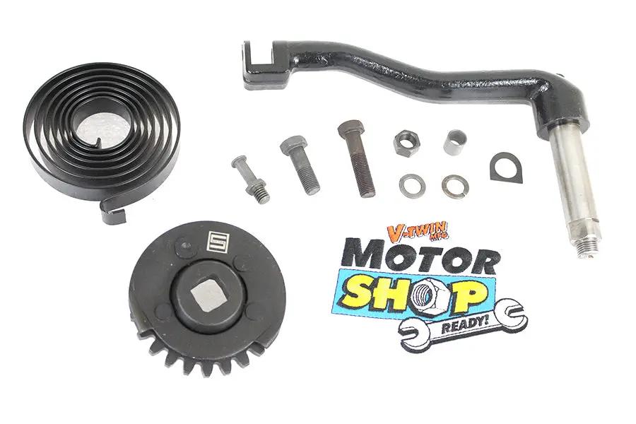 Motorshop Black Kick Starter Arm Kit for Harley Davidson FL Models by Motorshop