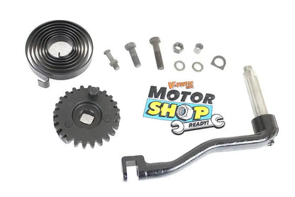 Motorshop Black Kick Starter Arm Kit for Harley Davidson FL Models by Motorshop