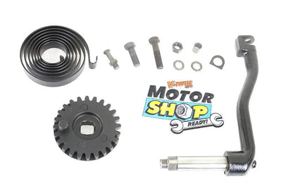 Motorshop Black Kick Starter Arm Kit for Harley Davidson FL Models by Motorshop