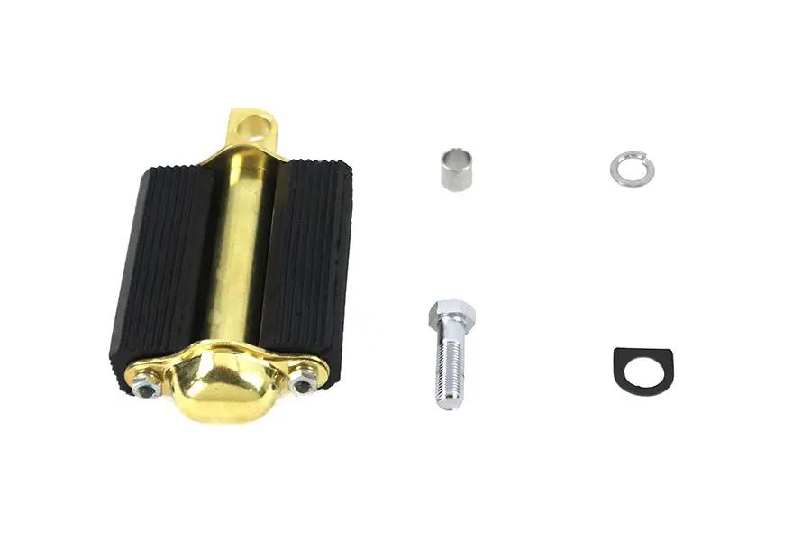 Motorshop Bicycle Kick Starter Pedal and Axle Assembly Brass Plated for Harley Davidson W (1929-1938) by Motorshop
