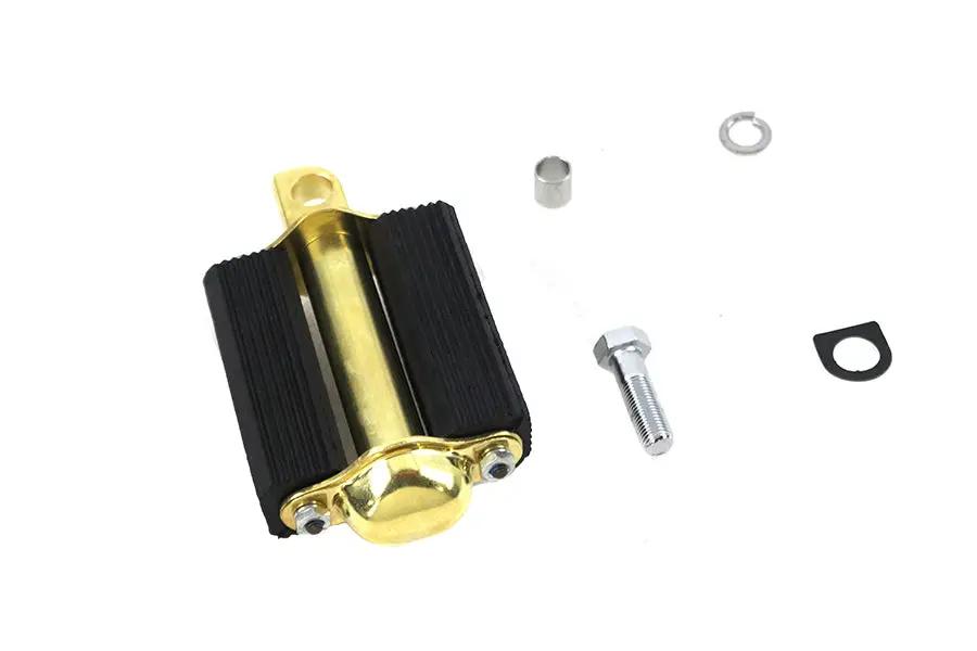 Motorshop Bicycle Kick Starter Pedal and Axle Assembly Brass Plated for Harley Davidson W (1929-1938) by Motorshop