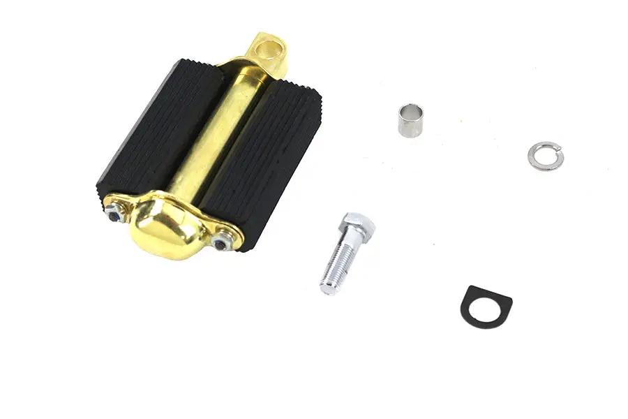 Motorshop Bicycle Kick Starter Pedal and Axle Assembly Brass Plated for Harley Davidson W (1929-1938) by Motorshop