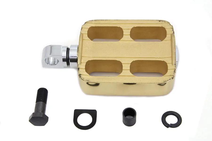 Motorshop Kick Starter Pedal Assembly Kit with Spring and Collar - Chrome Finish by Motorshop