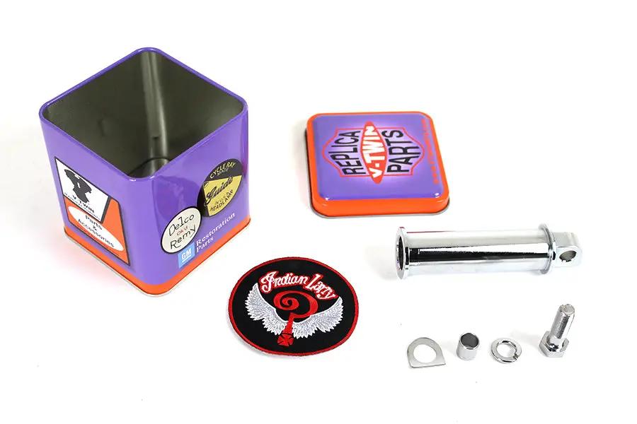 Motorshop Indian Larry Style Spool Kick Pedal Chrome for Harley Davidson WL Models by Motorshop