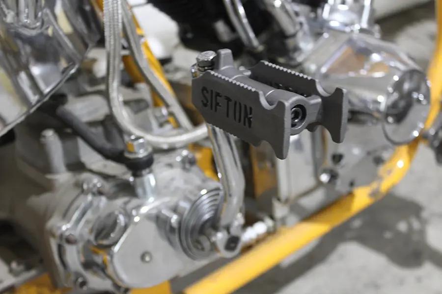 Sifton Rat-Trap Kick Starter Pedal Parkerized for Harley Davidson FL 1941-1950 by Sifton