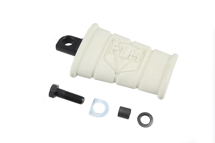 V-Twin FLH Kick Starter Pedal Assembly with White Rubber and Hardware Kit by V-Twin