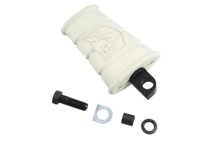 V-Twin FLH Kick Starter Pedal Assembly with White Rubber and Hardware Kit by V-Twin
