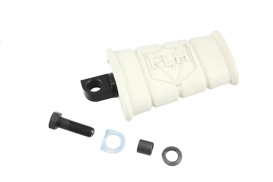 V-Twin FLH Kick Starter Pedal Assembly with White Rubber and Hardware Kit by V-Twin
