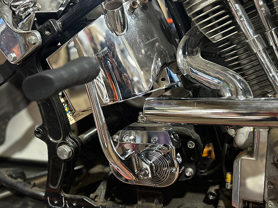 V-Twin 17-0876 Chrome Kick Starter Kit for 5-Speed Harley-Davidson FXST