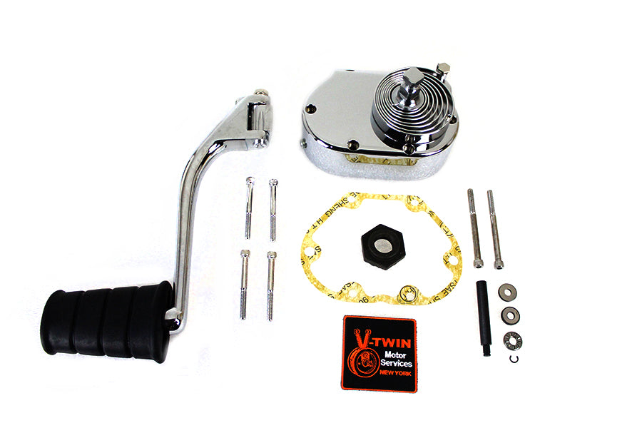 V-Twin 17-0876 Chrome Kick Starter Kit for 5-Speed Harley-Davidson FXST