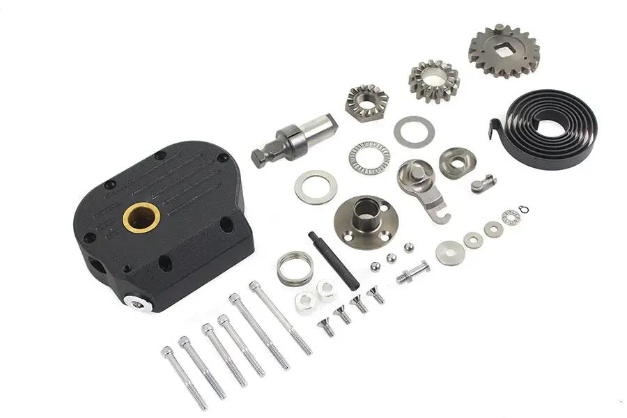 Motorshop Kick Starter Kit Wrinkle Black for Harley Davidson FXST (1987-1996) by Motorshop