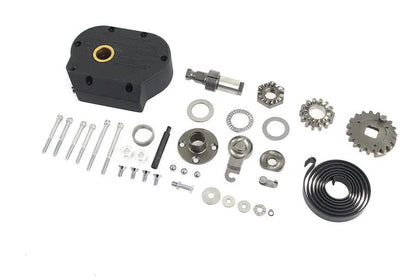 Motorshop Kick Starter Kit Wrinkle Black for Harley Davidson FXST (1987-1996) by Motorshop