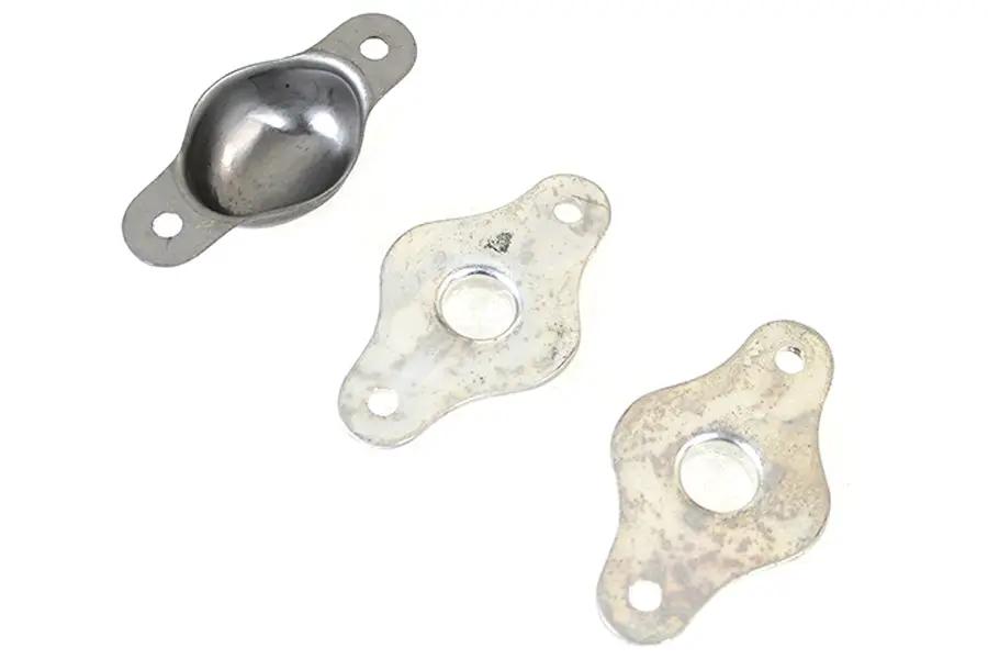 Motorshop Cadmium Plate Kick Starter Pedal Plate Set for Harley Davidson JD (1917-1926) by Motorshop