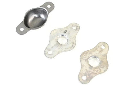 Motorshop Cadmium Plate Kick Starter Pedal Plate Set for Harley Davidson JD (1917-1926) by Motorshop