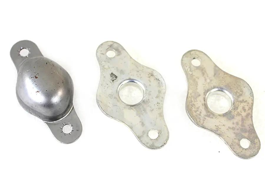 Motorshop Cadmium Plate Kick Starter Pedal Plate Set for Harley Davidson JD (1917-1926) by Motorshop