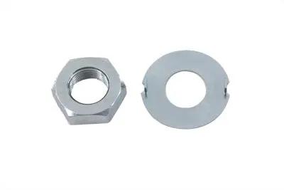 Motorshop 7/8-14 Thread Sprocket Nut and Lock Tab Kit for Harley Davidson FL (1955-1964) by Motorshop