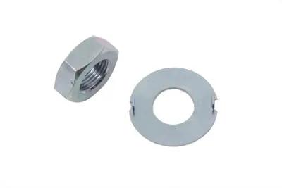 Motorshop 7/8-14 Thread Sprocket Nut and Lock Tab Kit for Harley Davidson FL (1955-1964) by Motorshop