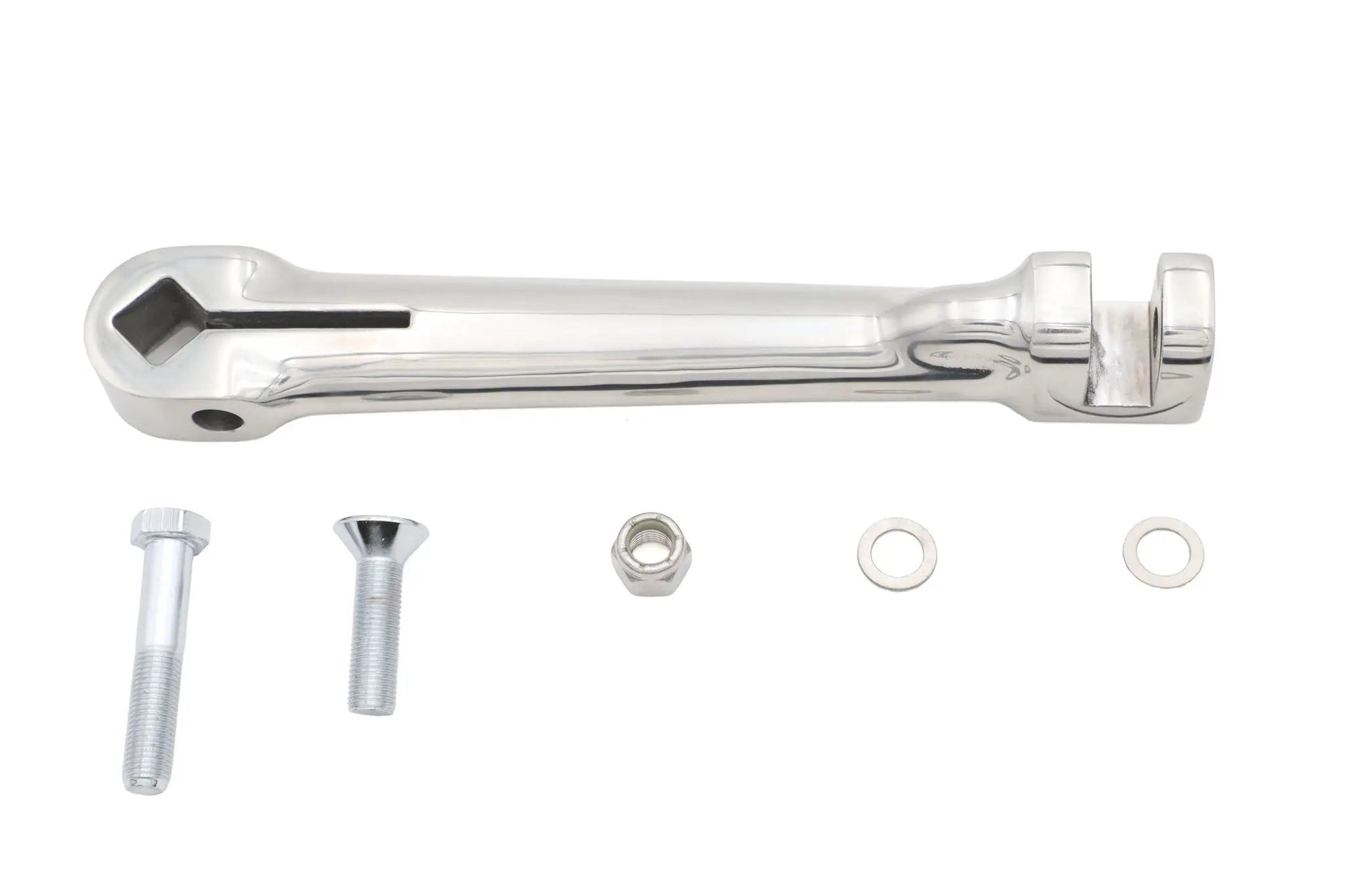 Ultima Flat Kick Starter Arm Polished for Harley Davidson FL Models - 7.5 Inch Center to Center by Ultima