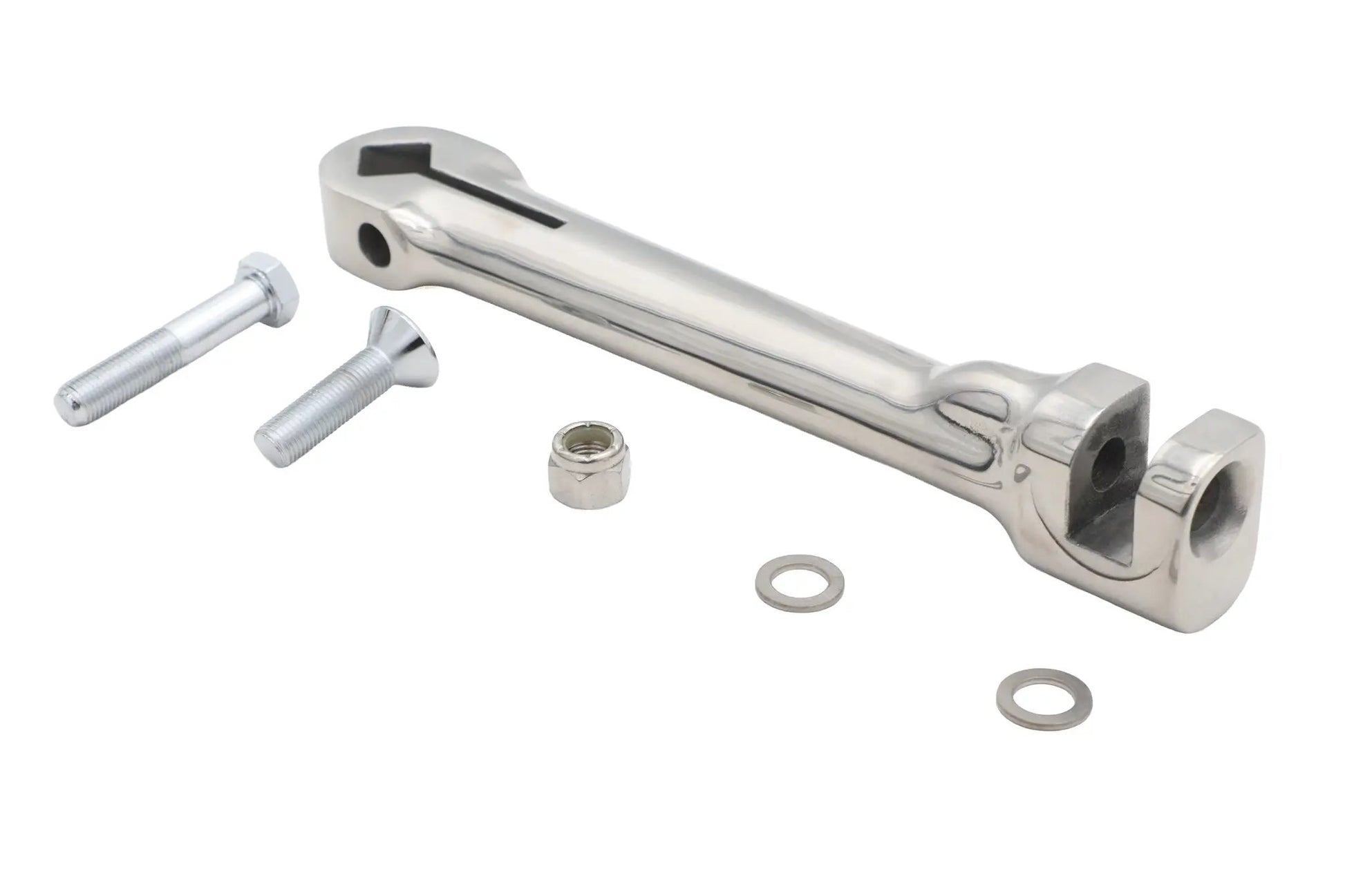Ultima Flat Kick Starter Arm Polished for Harley Davidson FL Models - 7.5 Inch Center to Center by Ultima